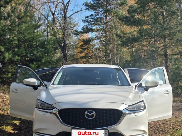 2019 Mazda 6 III (GJ) Рестайлинг 2, белый, 2400000 рублей - вид 5