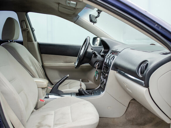 2006 Mazda 6 I (GG) Рестайлинг, синий, 291000 рублей - вид 12