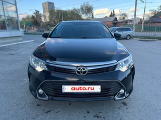 2015 Toyota Camry VII (XV50) Рестайлинг, чёрный, 2100000 рублей, вид 2