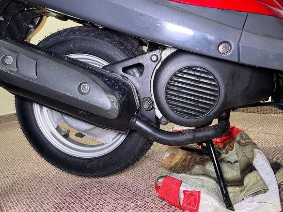 1992 Yamaha Jog, красный, 150000 рублей - вид 27