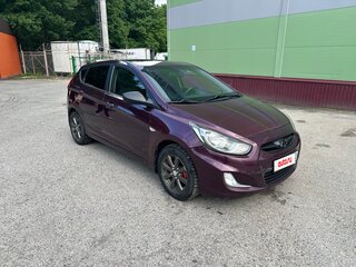 2012 Hyundai Solaris I, фиолетовый, 520000 рублей, вид 5