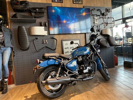 2025 Royal Enfield Shotgun, синий, 723000 рублей, вид 4