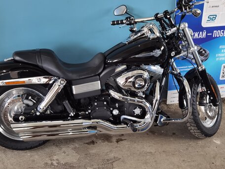 2009 Harley-Davidson Fat Bob, чёрный, 965000 рублей, вид 2
