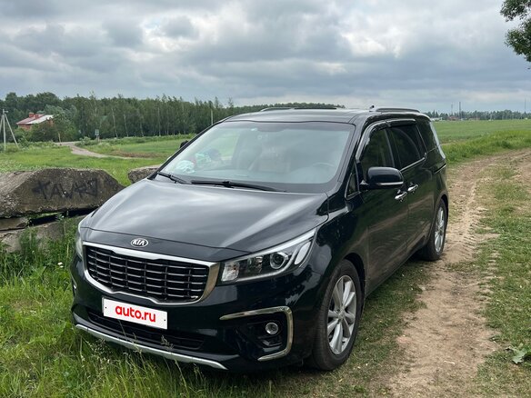 2019 Kia Carnival III, чёрный, 3500000 рублей