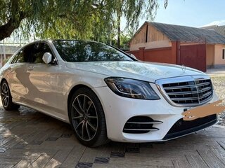 2017 Mercedes-Benz S-Класс 560 Long VI (W222, C217) Рестайлинг, чёрный, 4550000 рублей, вид 2