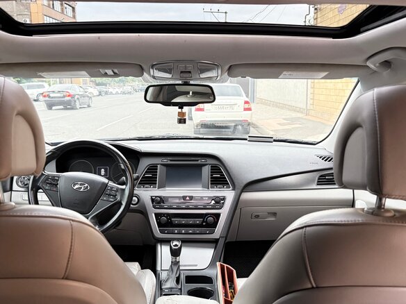 2016 Hyundai Sonata VII (LF), синий, 1450000 рублей - вид 11