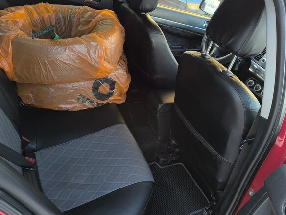 2008 Mitsubishi Lancer X, красный, 1050000 рублей - вид 6