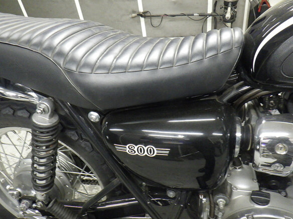 2012 Kawasaki W 800, чёрный, 675000 рублей - вид 9