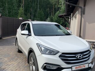 2017 Hyundai Santa Fe III Рестайлинг, белый, 2800000 рублей, вид 4