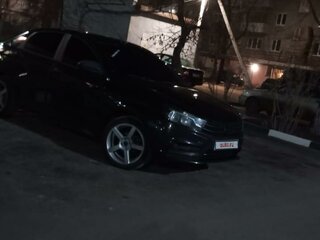 2016 Lada (ВАЗ) Vesta I, чёрный, 750000 рублей, вид 3