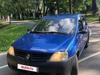 2007 Renault Logan I, синий, 235000 рублей, вид 1