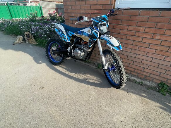 2021 Motoland XT300, синий, 180000 рублей - вид 1
