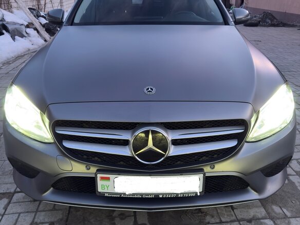 2020 Mercedes-Benz C-Класс 200 d IV (W205) Рестайлинг, серый, 2680000 рублей - вид 1