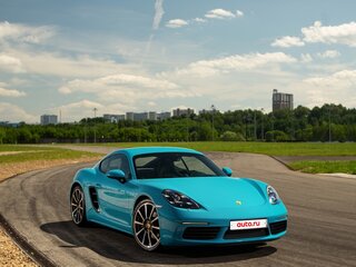 2016 Porsche Cayman III 718 (982), голубой, 6990000 рублей, вид 1