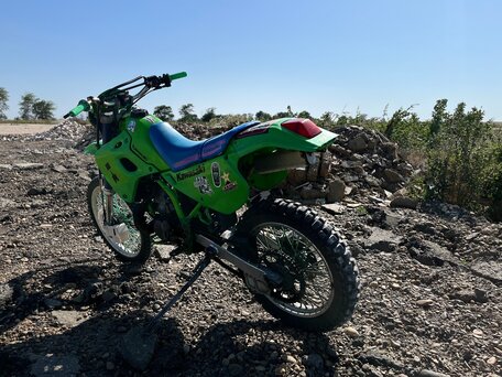 1991 Kawasaki KDX 250, зелёный, 300000 рублей, вид 5