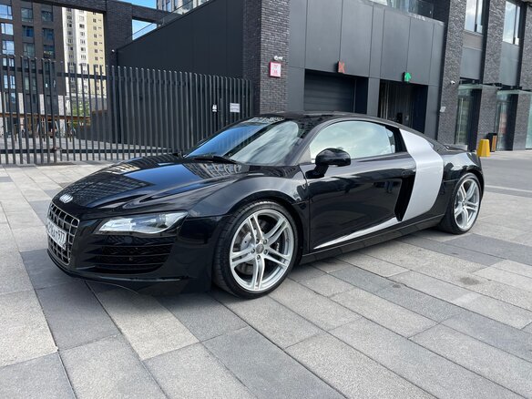 2008 Audi R8 V8 I (Typ 42), чёрный