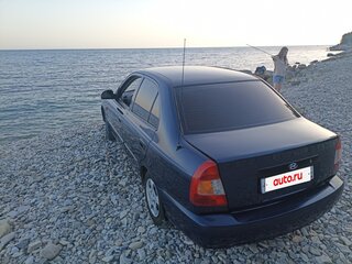 2007 Hyundai Accent ТагАЗ II, синий, 550000 рублей, вид 5