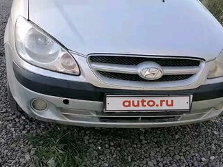 2008 Hyundai Getz I Рестайлинг, серебристый, 330000 рублей, вид 2