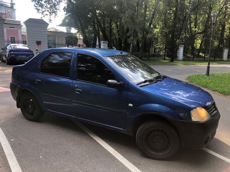 2007 Renault Logan I, синий, 235000 рублей, вид 2