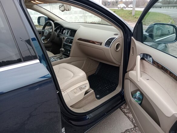 2014 Audi Q7 I (4L) Рестайлинг, синий, 3350000 рублей - вид 8