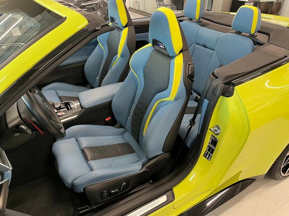 2023 BMW M4 Competition Package G82/G83, жёлтый - вид 12