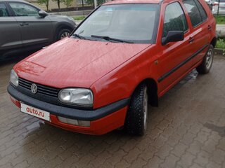 1995 Volkswagen Golf III, красный, 200000 рублей, вид 1