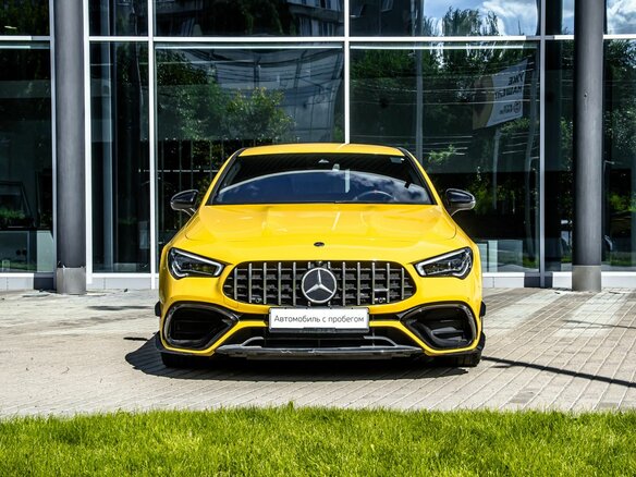 2021 Mercedes-Benz CLA AMG 45 AMG S II (C118, X118), жёлтый - вид 2