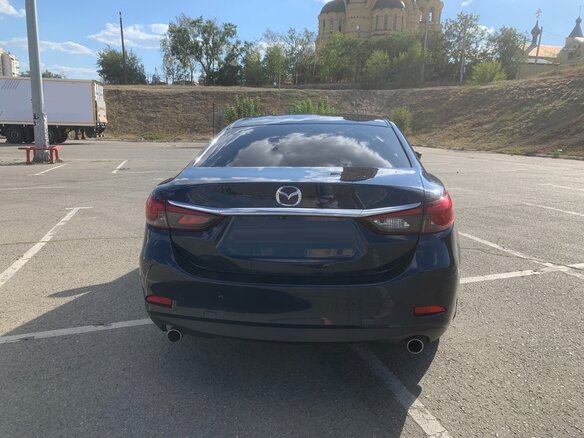 2015 Mazda 6 III (GJ) Рестайлинг, синий, 1630000 рублей - вид 6