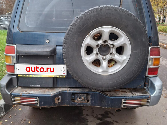 1996 Mitsubishi Pajero II, синий, 470000 рублей - вид 2