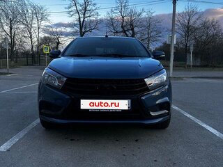 2017 Lada (ВАЗ) Vesta I, синий, 840000 рублей, вид 1
