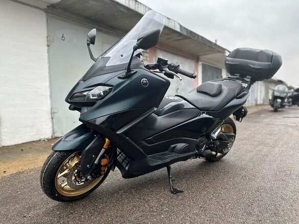2023 Yamaha TMAX, зелёный, 1610000 рублей - вид 8