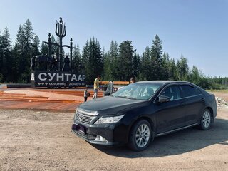 2012 Toyota Camry VII (XV50), чёрный, 1500000 рублей, вид 1