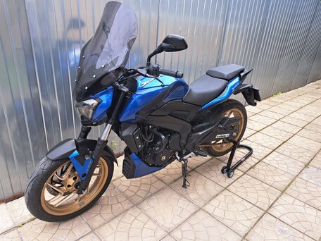 2018 Bajaj Dominar 400, синий, 295000 рублей, вид 1