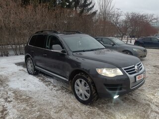 2007 Volkswagen Touareg I Рестайлинг, коричневый, 1000000 рублей, вид 2