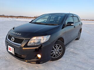 2011 Toyota Corolla Fielder X (E140, E150) Рестайлинг, чёрный, 1400000 рублей, вид 2