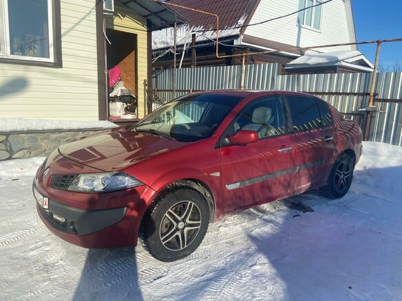 2006 Renault Megane II Рестайлинг, красный, 500000 рублей - вид 7