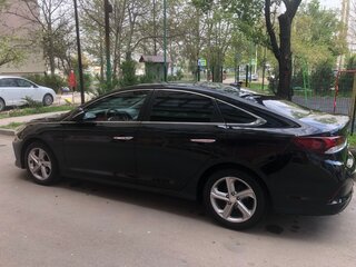 2019 Hyundai Sonata VII (LF) Рестайлинг, чёрный, 2100000 рублей, вид 4