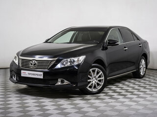 2013 Toyota Camry VII (XV50), чёрный, 1397000 рублей, вид 1