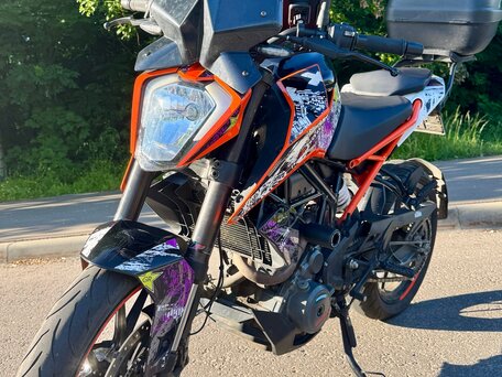 2020 KTM 250 Duke, оранжевый, 280000 рублей, вид 3