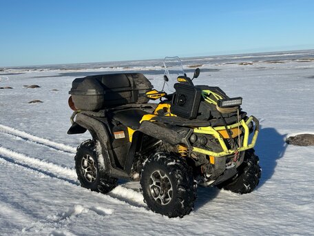 2014 BRP Can-Am Outlander 500, жёлтый, 615000 рублей, вид 1