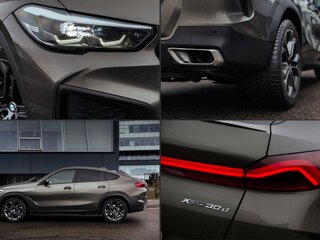2020 BMW X6 30d III (G06), коричневый, 5450000 рублей, вид 4