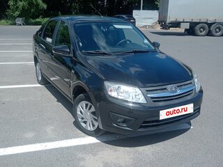 2016 Lada (ВАЗ) Granta I, чёрный, 439777 рублей, вид 4