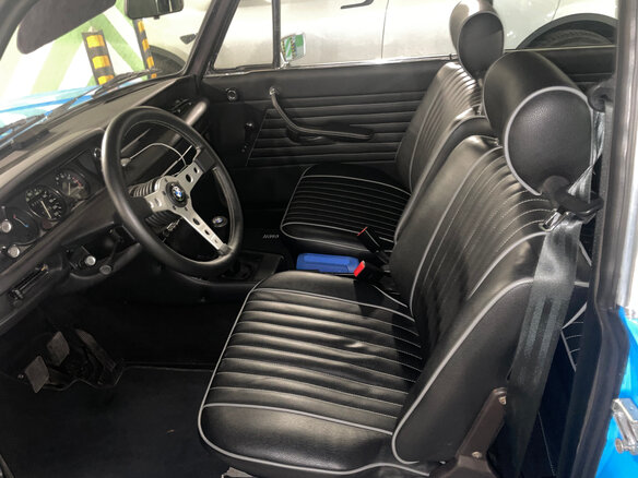 1971 BMW 02 (E10) I, голубой - вид 9