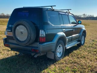 2002 Toyota Land Cruiser Prado 90 Series Рестайлинг, чёрный, 1150000 рублей, вид 4