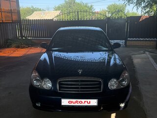 2006 Hyundai Sonata ТагАЗ IV (EF) Рестайлинг, синий, 550000 рублей, вид 2