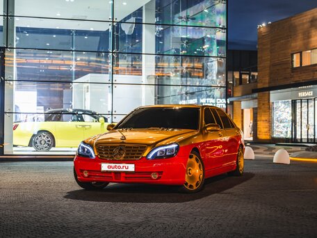 2001 Mercedes-Benz S-Класс 600 Long IV (W220), красный, 1600000 рублей, вид 1