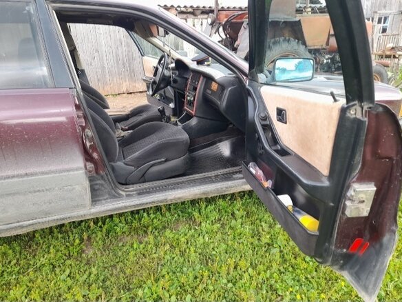 1990 Audi 80 IV (B3), красный, 250000 рублей - вид 13