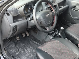 2014 Lada (ВАЗ) Granta I, чёрный, 400000 рублей, вид 5