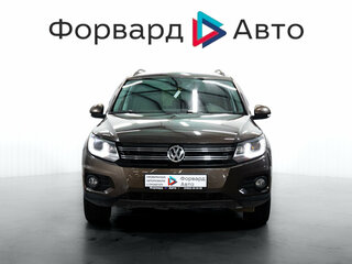 2014 Volkswagen Tiguan I Рестайлинг, коричневый, 1299000 рублей, вид 2