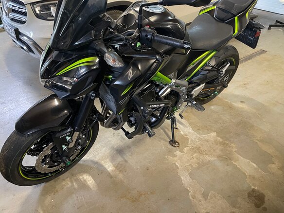 2019 Kawasaki Z 900, зелёный, 855000 рублей - вид 2